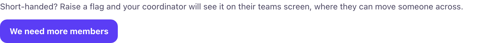 The we need more members control on the team page.